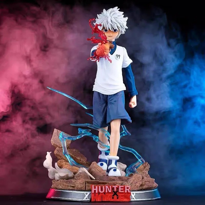 Figurine Kirua Hunter x Hunter 27cm pour décorer un bureau de gamer