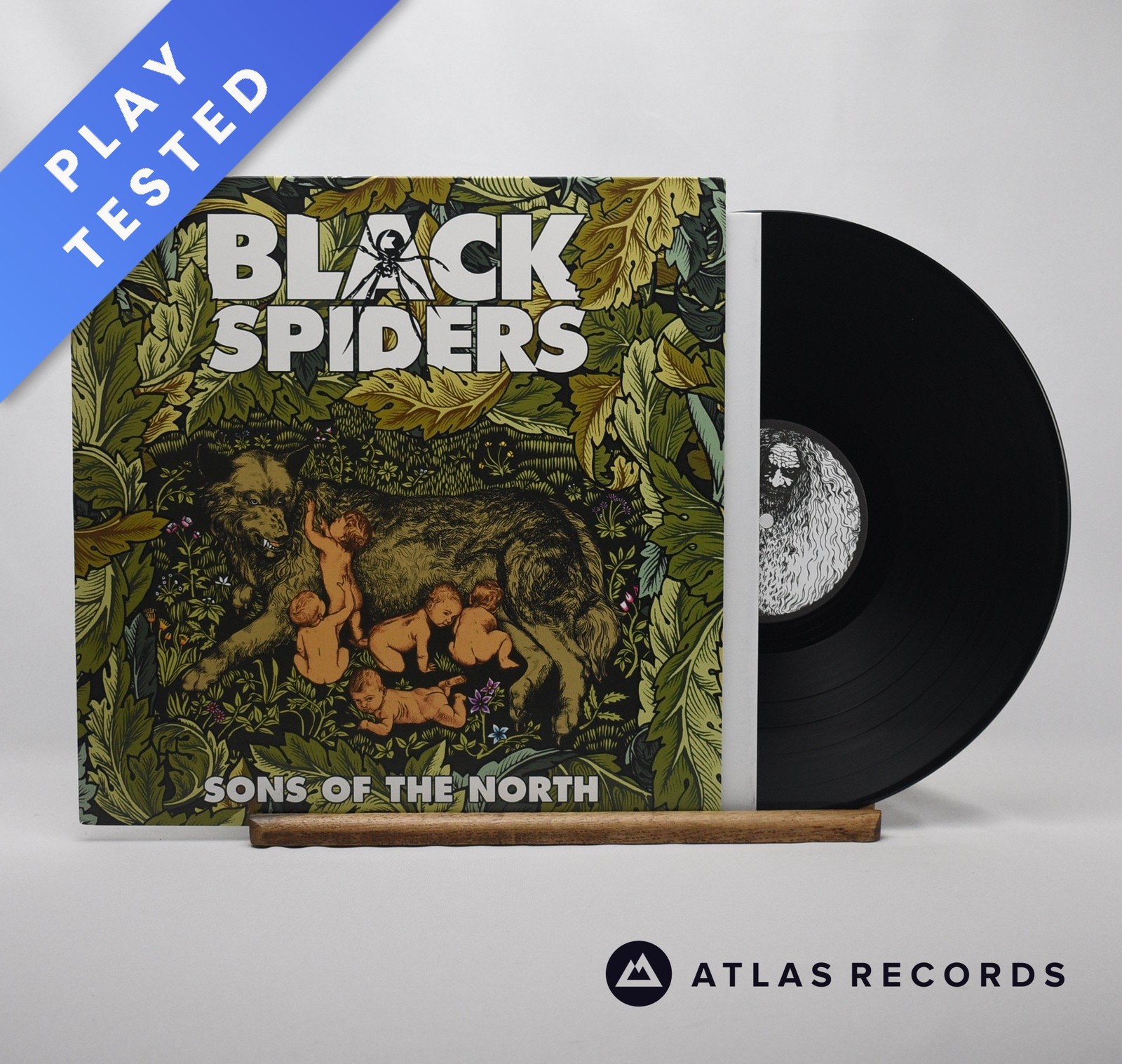 Black Spiders Sons Of The North Poster LP Album Vinyl Record DRLP11001 - NM/EX