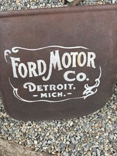 Ford Motor Company Sign On Old Model T Door.