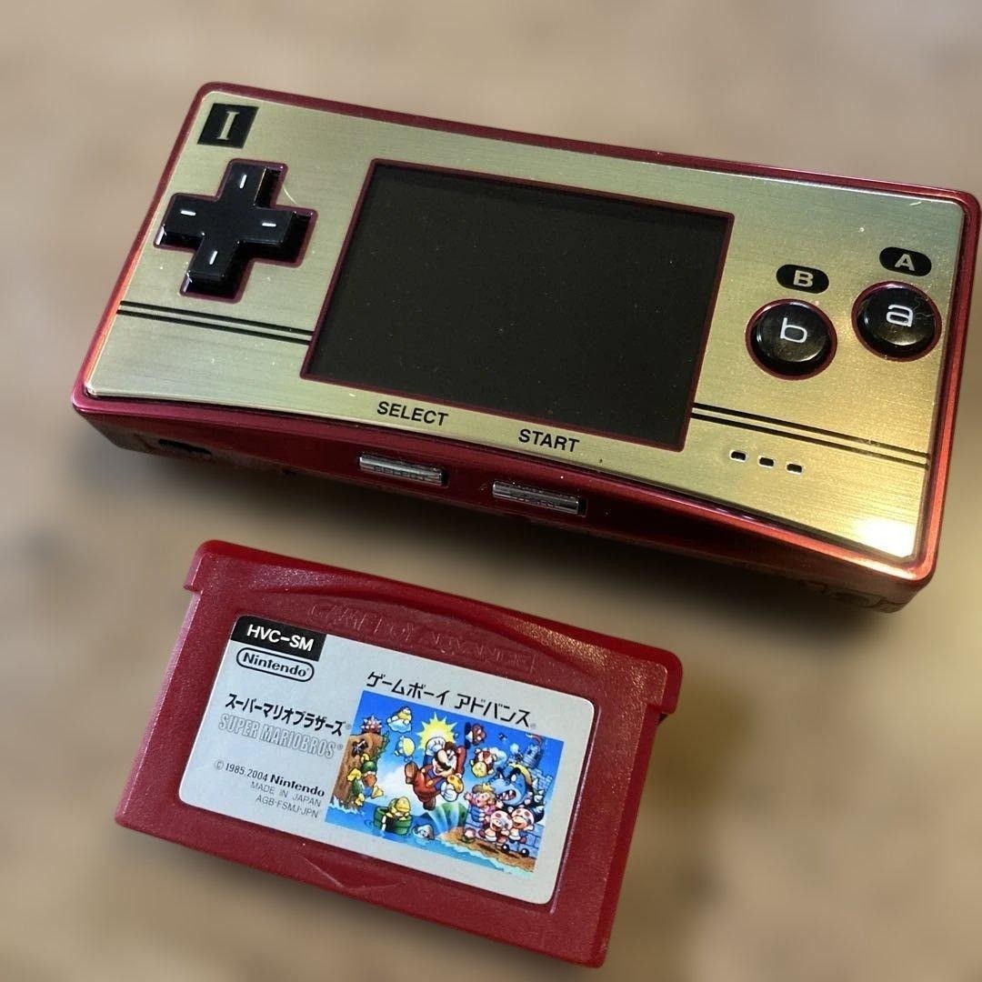 GEMBOY micro ハッピー!マリオ20th ゲームボーイミクロ ゲームボーイミクロ ハッピーマリオ20th ファミコンバージョン