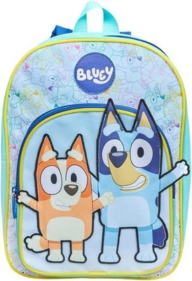 Bluey & Bingo Cheer Unisex 3D Bogen Rucksack mit Fronttasche Kindergarten Neu