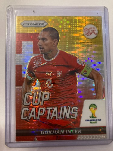 FIFA WORLD CUP BRAZIL 2014 GOKHAN INLER SWITZERLAND YELLOW/RED PULSAR FOOTBALL.