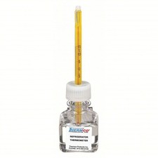 3 -THERMCO Bottle Thermometer: -5 C to 15 C, /-1 C, 30 mL Bottle Volume, Glycol