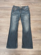 BKE Culture Women  s Bootcut Jeans 30x31.5 Low Rise Med/Dark Wash Stretch