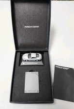 Porsche Design Lighter W/ Miniature 911 Coupe Model in Box