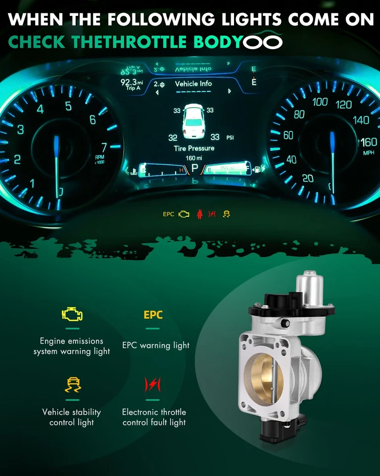 Cuerpo del acelerador para Ford F-150 4,6 L 2004 2005 2006 6R3Z9E926AA Foto 4 de 4