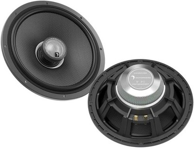 Diamond Audio HXM8F2BK 8'' 2-Way High Output Coaxial 2-ohm Marine Speakers