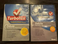 TurboTax Deluxe Lot (2004–2014, 8 Year) Win/Mac Fed+State Tax Software Archive