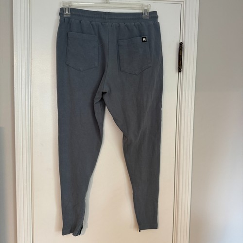 YoungLA Herren Perfect Jogger Ankle Zip Slim Hose Blau Größe L - Bild 7 von 10
