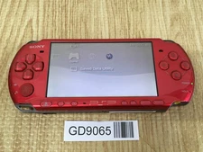 GD9065 With Defects - PSP-3000 RADIANT RED SONY PSP Console Japan