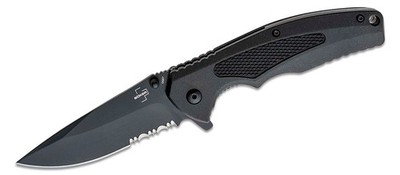 Boker Plus Gemini Nga Assisted Bk Serrated - 3.5'' Partially Serrated D2 Blade