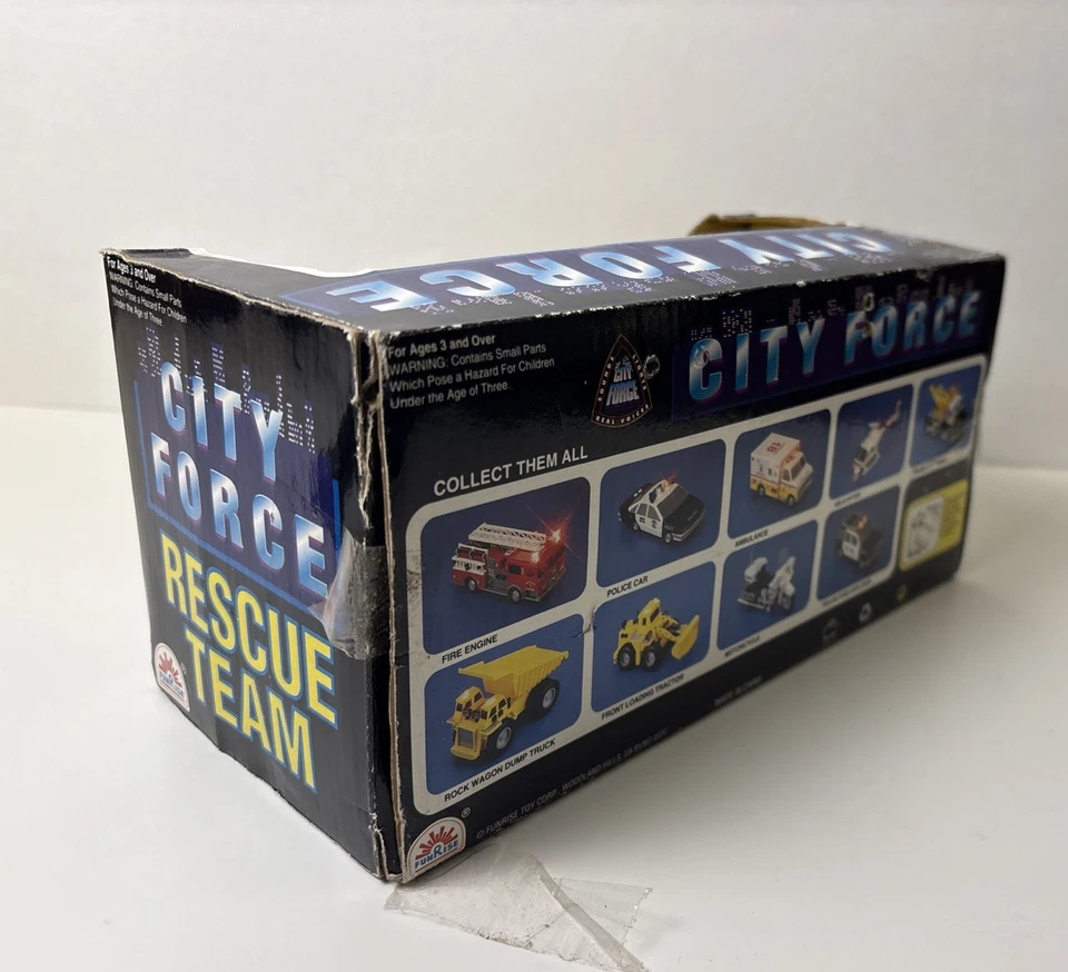 City Force Rescue Helicopter - Lights, Sounds, Manual Blade Spin, 11" Toy - Image 4 of 4