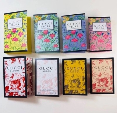 Gucci Perfume Collection For Women Sample Size (8pc)  Flora & Bloom! Authentic