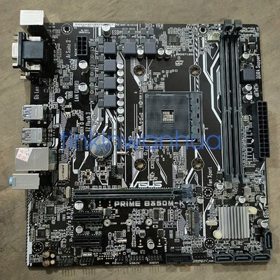 For     B350M-K Motherboard Socket AM4 DDR4 VGA+DVI Micro ATX @zx