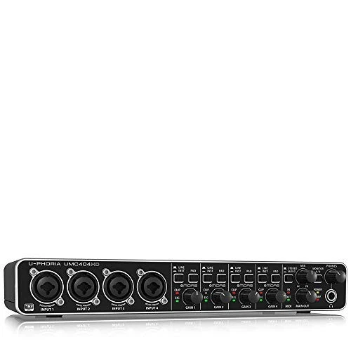 UMC404HD Audiophile 4x4, 24-Bit 192 kHz USB Audio/MIDI Interface with - Image 3 of 4