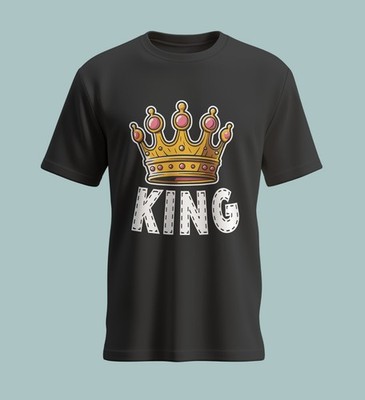   King & Queen   Das royale Paar-Shirt. Zwei Menschen. Eine Krone. Für immer.