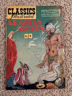 Classics Illustrated #8 Arabian Nights [HRN51] September 1948