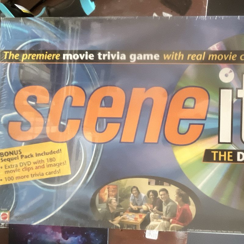 Screenlife Scene It? DVD Movie Trivia Game w/DVD, 2+ Players, Complete Game