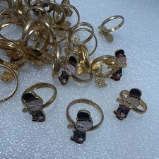 Children Size 4 Rings Elmer Fudd Lot Of 50 Pieces Vintage