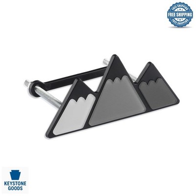 Tri-Color Car Emblem for Mesh Grille - Waterproof & Durable Badges for Cars, ...
