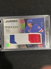 2024-25 SP Game Used-3 Color Jumbo Rookie Jersey Patch- MATT REMPE #1/25-