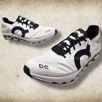On Cloudboom Echo Mens Size 14 White Black Athletic Running Shoes Sneakers