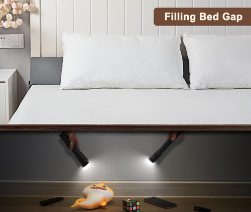 Queen Bed Wedge Pillow/Headboard Pillow for Headboard Gap,Bed Gap Filler to C... - Picture 2 of 8