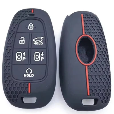 Schlüssel Schutz Hülle Silikon Hyundai Kona Tucson Santa Fe Grandeur IONIQ 5 & 6