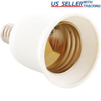 Candelabra Base (E12) to Standard Light Bulb Base (E26) Socket Enlarger Adapter