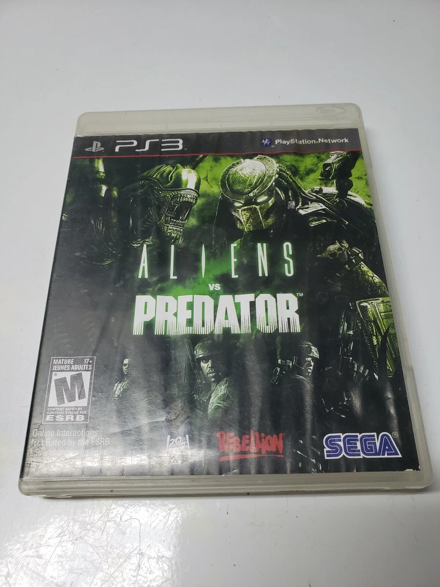 PS3 Video Game Aliens vs Predator Rebellion with Manual WORKS