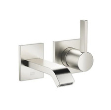 Dornbracht 36860670-060010 Wall-Mounted Bathroom Sink Faucet in BRUSHED PLATINUM