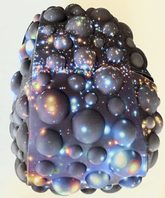Madpax   Backpack   Full Size   Bubble   Black Galaxy Print Warp Speed