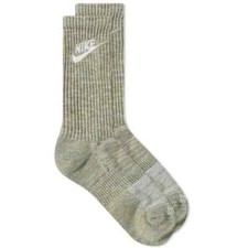 Nike Socks Unisex Everyday Dri-FIT Cushioned Crew Socks SM 2pk Neutral Olive