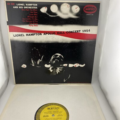 Lionel Hampton Apollo Hall Concert 1954, Jazz Record, EXCELLENT