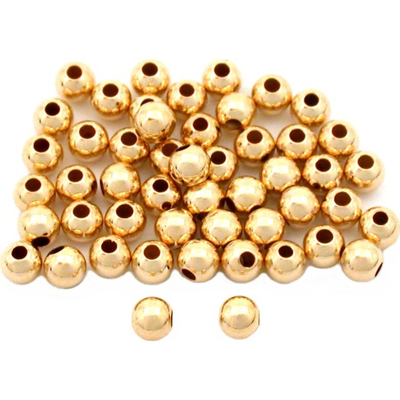 50 Pcs 14K Gold Filled Ball Beads 3mm