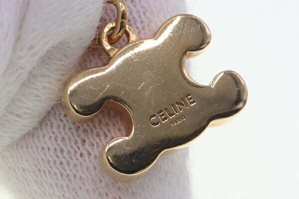 CELINE Necklace Triomphe Rhinestone Necklace 460GB6BZI.35OR