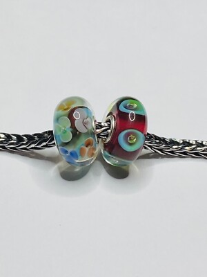 Trollbeads Daydream Blossom and Free Unique, Duo, Pair