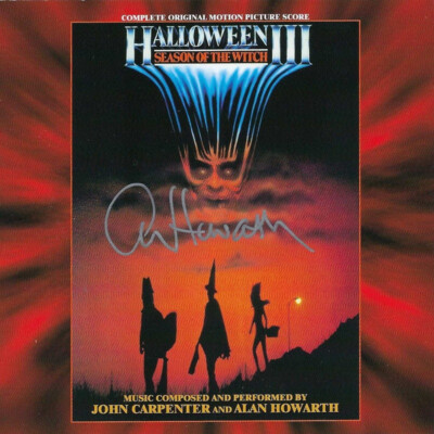 John Carpenter & Alan Howarth   Halloween III (1982) Complete Score CD / signed!