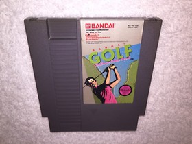 Bandai Golf: Challenge Pebble Beach (Nintendo NES) Game Cartridge Excellent!