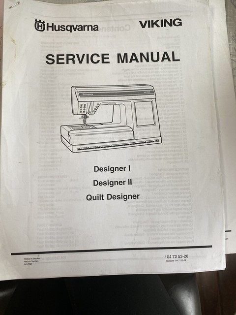 HUSQVARNA Viking Designer Designee I, Designe II, Quilt Designe Service ...