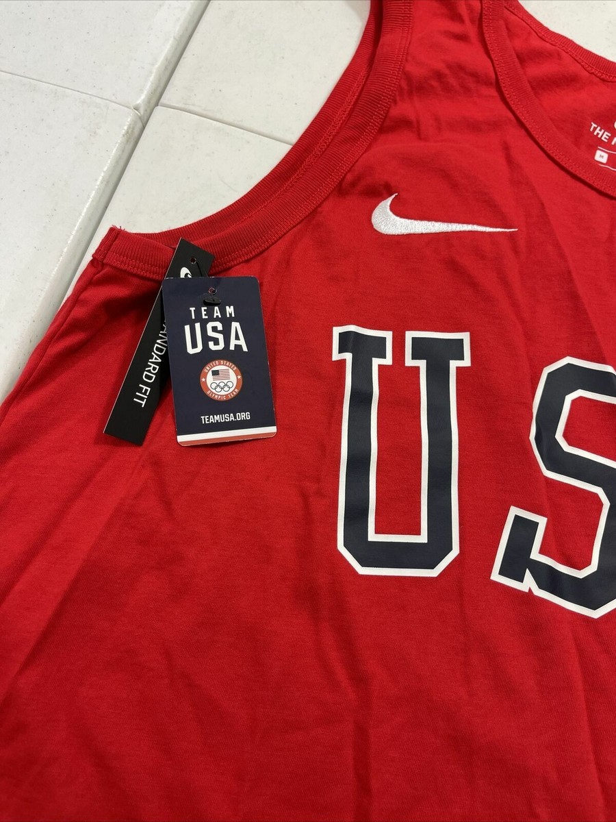 NIKE Sportswear 'Olympic Team USA' Tank Top Men's S Gym Workout