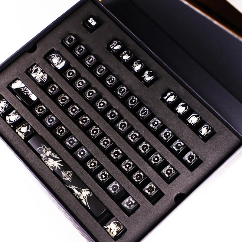 Sword Art Online Yuuki Asuna PBT Transparent Backlit Keycap Set f/Mechanical  - Image 3 of 4