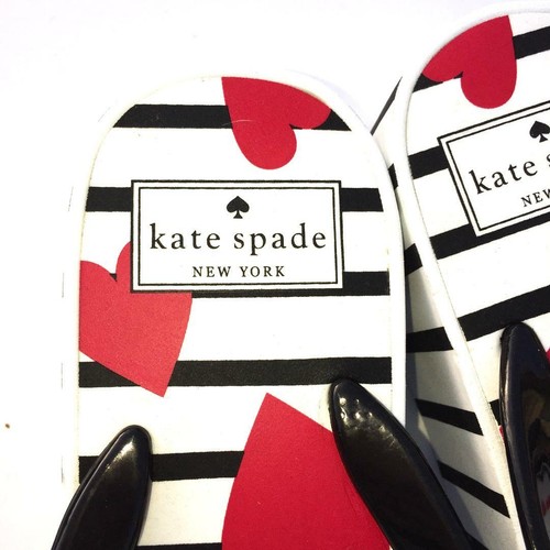 Kate Spade New York Rhett Wedge Sandals Rubber Thong Flip Flops Many Prints - Picture 34 of 48