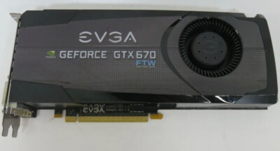 EVGA GeForce GTX 670 2GB FTW GDDR5 PCI Express Video Graphics Card  843368020668|