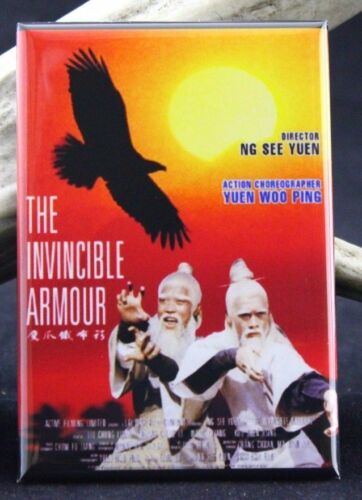 The Invincible Armor Movie Poster 2 X 3 Fridge Magnet. Kung Fu Classic John Liu - Picture 1 of 2