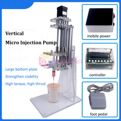 Vertical Syringe Pump Laboratory Micro Injection Pump Liquid Dispenser ...