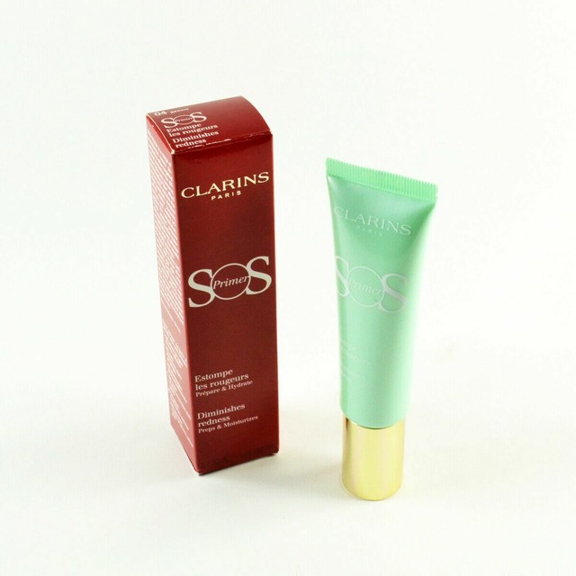 Clarins SOS Primer 04 Green Diminishes Redness Size 30 Ml / 1 Oz for