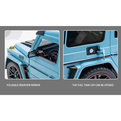 1:18 Scale Brabus G800 Blue Diecast Car Model Collectibles Gift