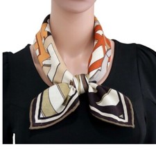 100 Boutique Mulberry Silk Wrap Square Bicolor Letters Printing Shawl 65 65cm