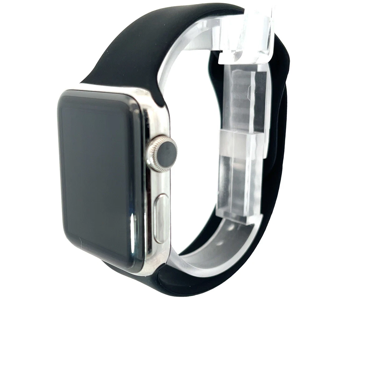 Apple Watch Series 2 Black Rubber Band Smart Watches for sale | eBay